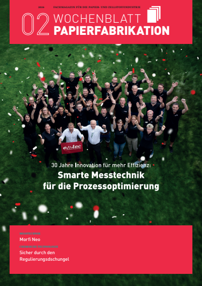 Cover der Ausgabe: Wochenblatt für Papierfabrikation Jahrgang 154 (2026), Heft 2