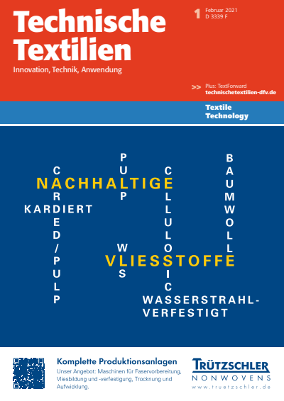Cover of Volume: Technische Textilien Volume 64 (2021), Edition 1