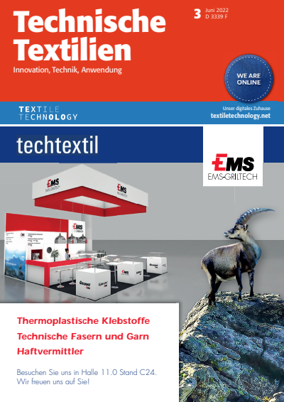 Cover of Volume: Technische Textilien Volume 65 (2022), Edition 3