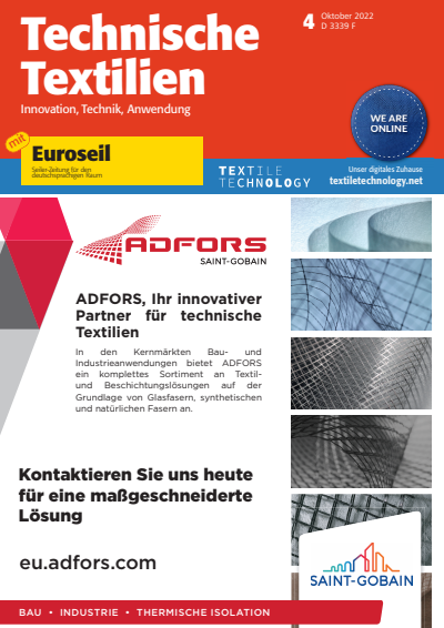 Cover of Volume: Technische Textilien Volume 65 (2022), Edition 4