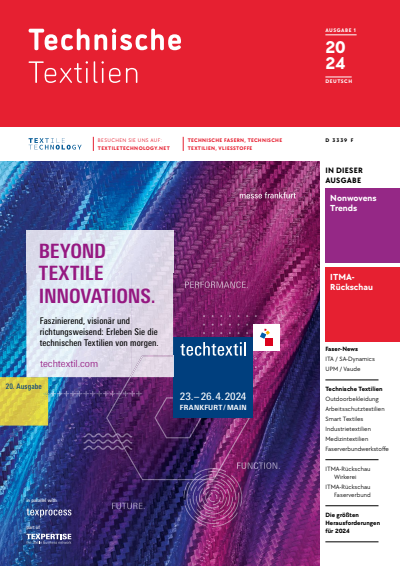 Cover of Volume: Technische Textilien Volume 67 (2024), Edition 1