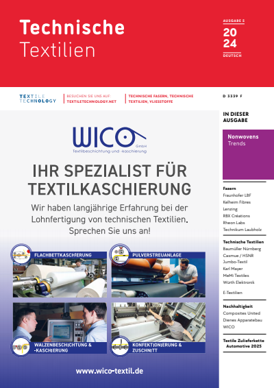 Cover of Volume: Technische Textilien Volume 67 (2024), Edition 5