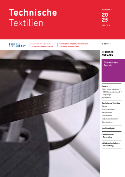 Cover of Volume: Technische Textilien Volume 68 (2025), Edition 2