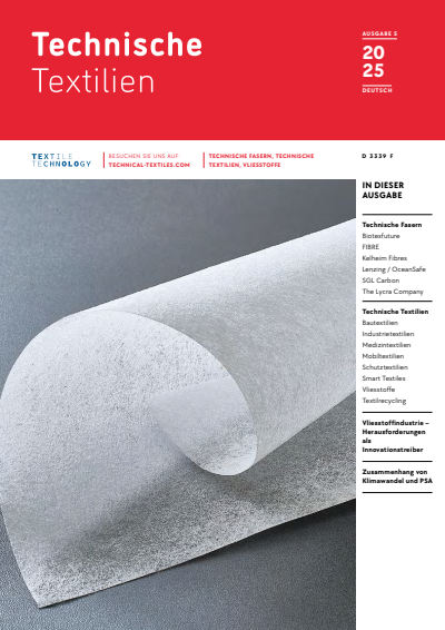 Cover der Ausgabe: Technische Textilien Jahrgang 68 (2025), Heft 5