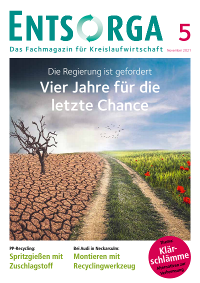 Cover der Ausgabe: ENTSORGA-Magazin Jahrgang 40 (2021), Heft 5