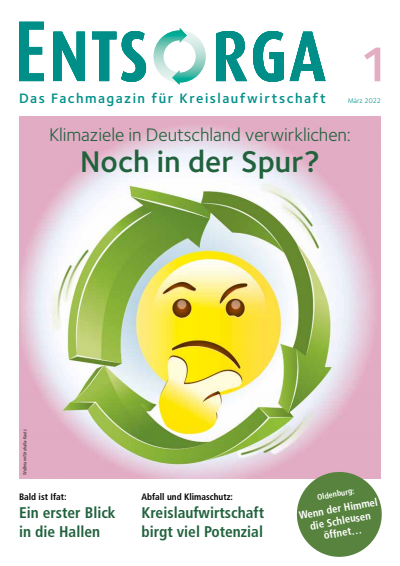 Cover der Ausgabe: ENTSORGA-Magazin Jahrgang 41 (2022), Heft 1