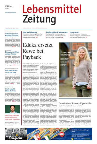 Cover of Volume: Lebensmittel Zeitung Volume 75 (2023), Edition 11