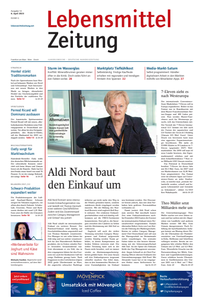 Cover of Volume: Lebensmittel Zeitung Volume 75 (2023), Edition 14