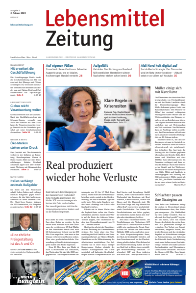 Cover of Volume: Lebensmittel Zeitung Volume 75 (2023), Edition 5