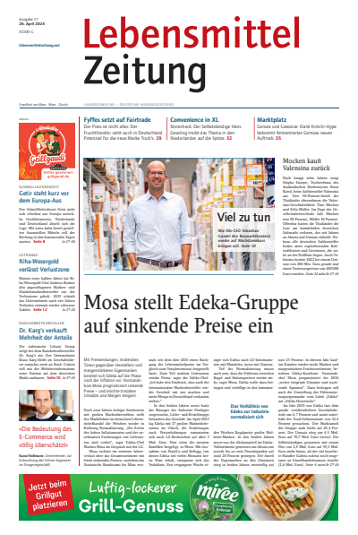 Cover of Volume: Lebensmittel Zeitung Volume 76 (2024), Edition 17