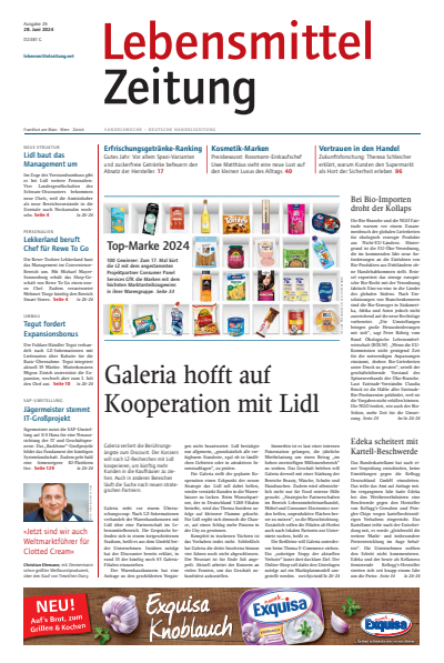 Cover of Volume: Lebensmittel Zeitung Volume 76 (2024), Edition 26