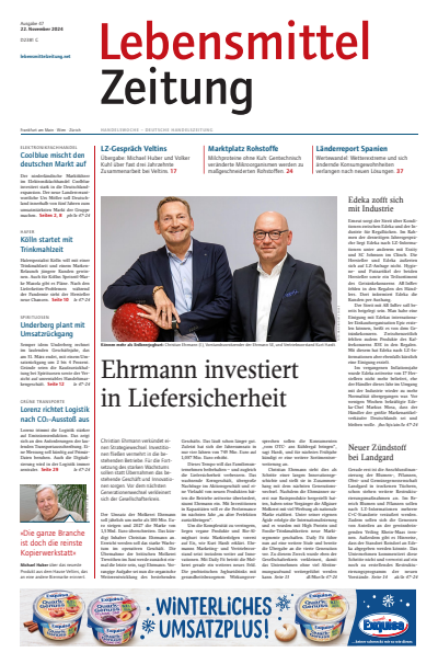 Cover of Volume: Lebensmittel Zeitung Volume 76 (2024), Edition 47