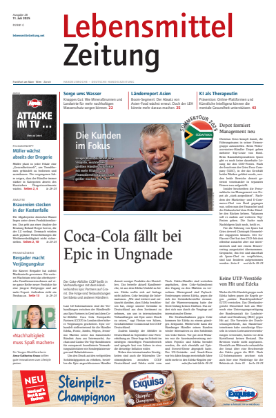 Cover of Volume: Lebensmittel Zeitung Volume 77 (2025), Edition 28