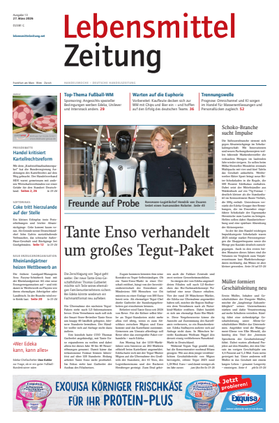 Cover der Ausgabe: Lebensmittel Zeitung Jahrgang 78 (2026), Heft 13