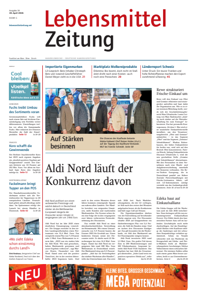 Cover of Volume: Lebensmittel Zeitung Volume 78 (2026), Issue 18