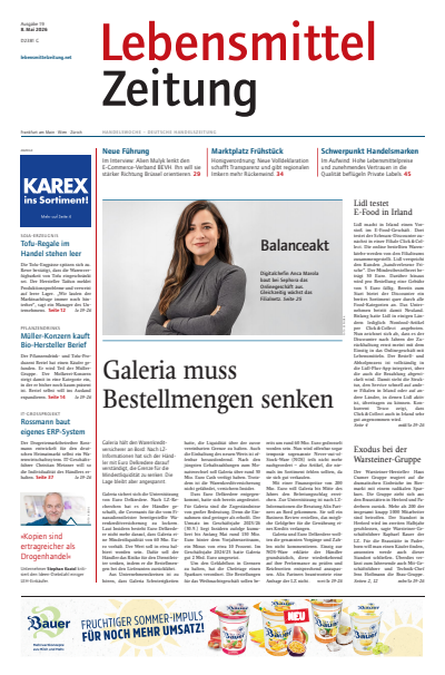 Cover of Volume: Lebensmittel Zeitung Volume 78 (2026), Issue 19