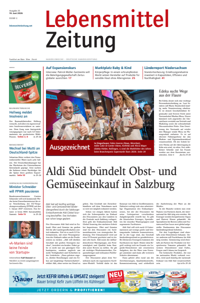 Cover of Volume: Lebensmittel Zeitung Volume 78 (2026), Issue 25
