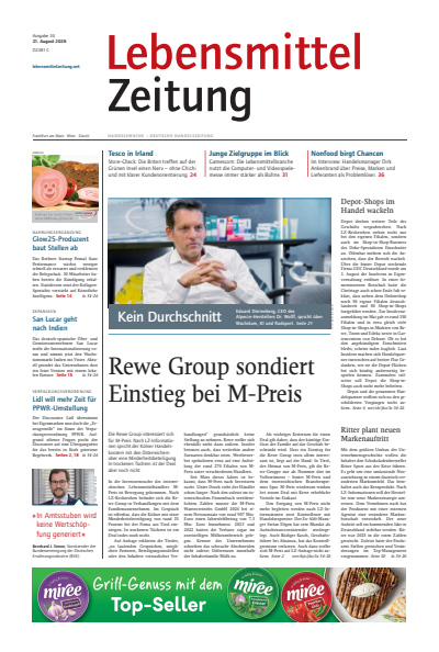 Cover of Volume: Lebensmittel Zeitung Volume 78 (2026), Issue 34