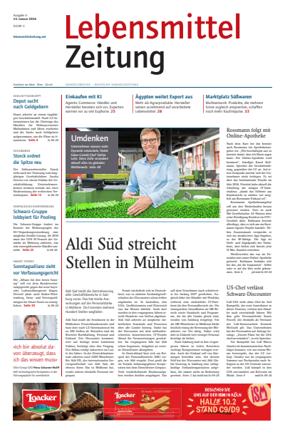 Cover of Volume: Lebensmittel Zeitung Volume 78 (2026), Edition 4