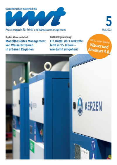 Cover of Volume: wwt Wasserwirtschaft Wassertechnik Volume 72 (2023), Edition 5