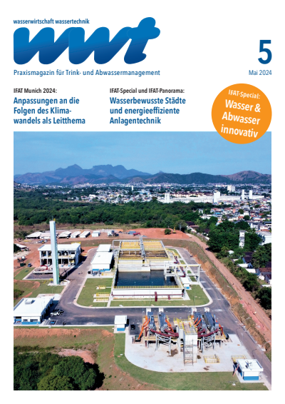 Cover of Volume: wwt Wasserwirtschaft Wassertechnik Volume 73 (2024), Edition 5