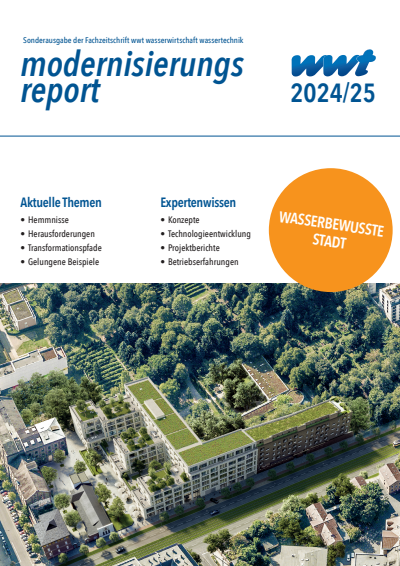 Cover of Volume: wwt Wasserwirtschaft Wassertechnik Volume 73 (2024), Edition Modernisierungsreport