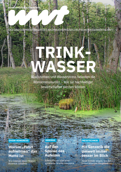 Cover of Volume: wwt Wasserwirtschaft Wassertechnik Volume 74 (2025), Edition 7-8