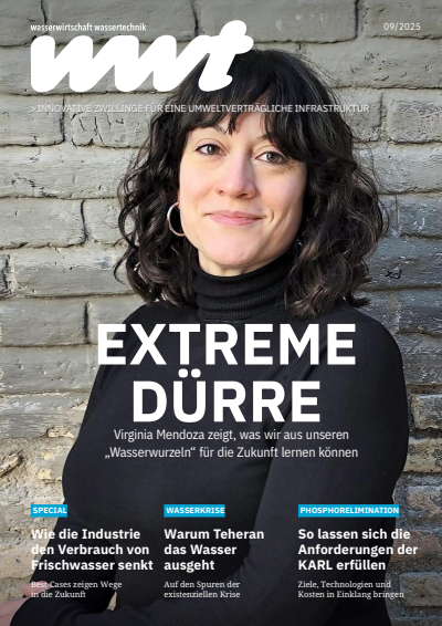 Cover of Volume: wwt Wasserwirtschaft Wassertechnik Volume 74 (2025), Edition 9