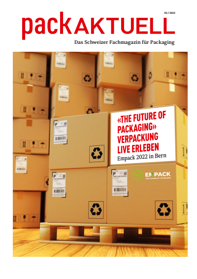 Cover der Ausgabe: PACKaktuell Jahrgang 39 (2022), Heft 3