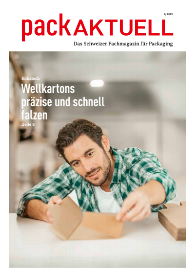 Cover der Ausgabe: PACKaktuell Jahrgang 42 (2025), Heft 1