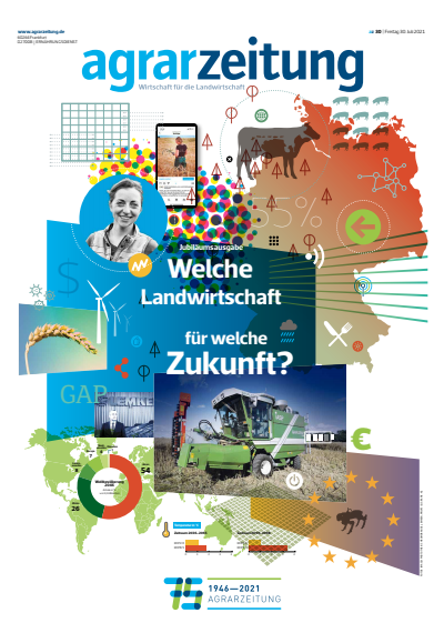 Cover der Ausgabe: agrarzeitung Jahrgang 76 (2021), Heft 30