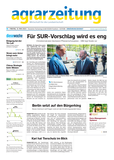 Cover of Volume: agrarzeitung Volume 78 (2023), Edition 19