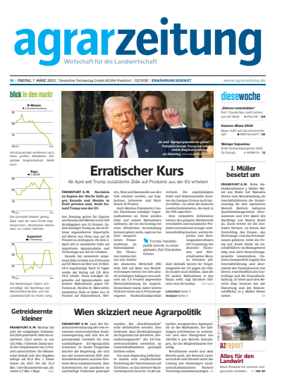 Cover of Volume: agrarzeitung Volume 80 (2025), Edition 10