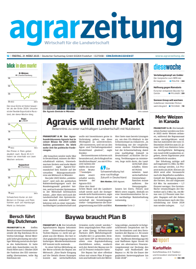 Cover of Volume: agrarzeitung Volume 80 (2025), Edition 12