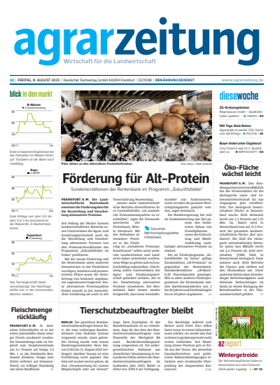Cover of Volume: agrarzeitung Volume 80 (2025), Edition 32