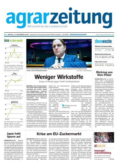 Cover of Volume: agrarzeitung Volume 80 (2025), Edition 47