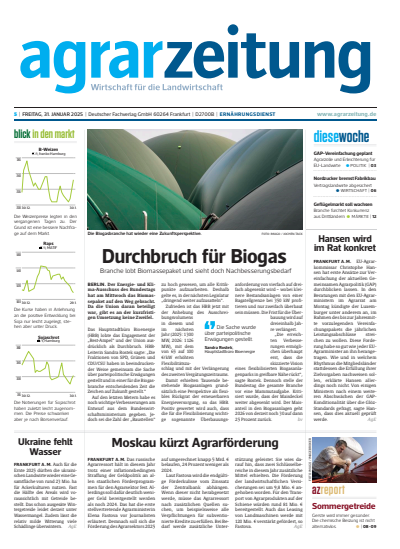 Cover of Volume: agrarzeitung Volume 80 (2025), Edition 5