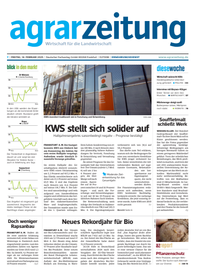 Cover of Volume: agrarzeitung Volume 80 (2025), Edition 7