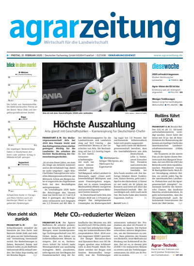 Cover of Volume: agrarzeitung Volume 80 (2025), Edition 8