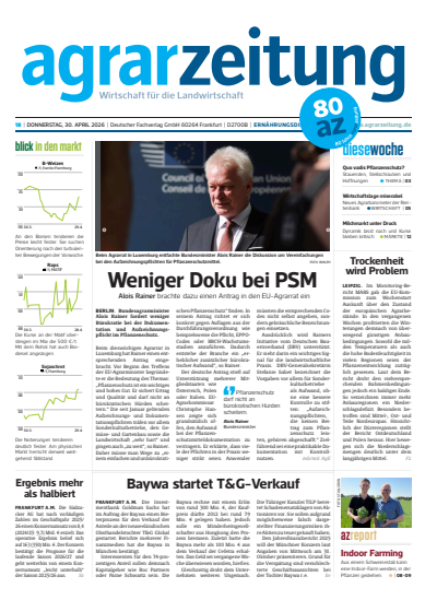 Cover of Volume: agrarzeitung Volume 81 (2026), Issue 18