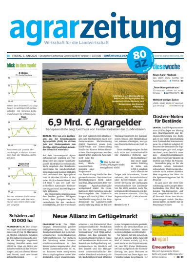 Cover of Volume: agrarzeitung Volume 81 (2026), Issue 23