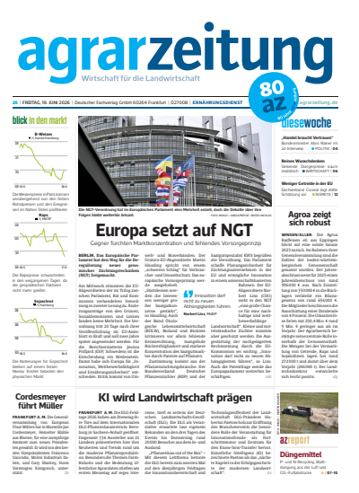 Cover of Volume: agrarzeitung Volume 81 (2026), Issue 25