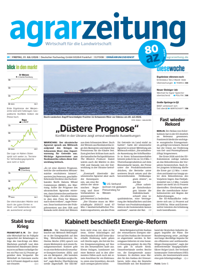 Cover of Volume: agrarzeitung Volume 81 (2026), Issue 31
