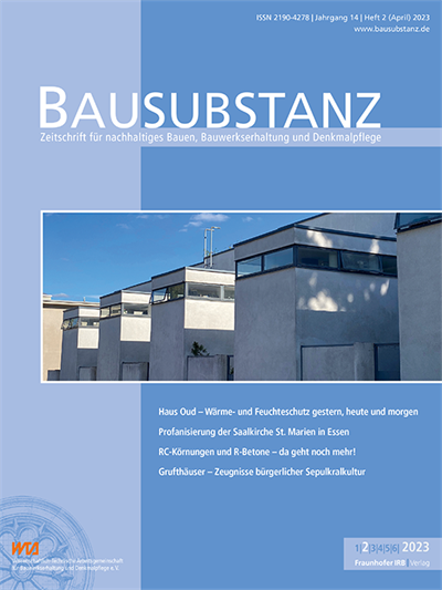Cover der Ausgabe: Bausubstanz Jahrgang 14 (2023), Heft 2
