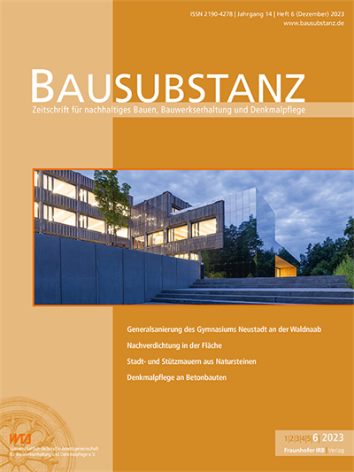 Cover der Ausgabe: Bausubstanz Jahrgang 14 (2023), Heft 6