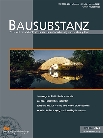 Cover der Ausgabe: Bausubstanz Jahrgang 15 (2024), Heft 4