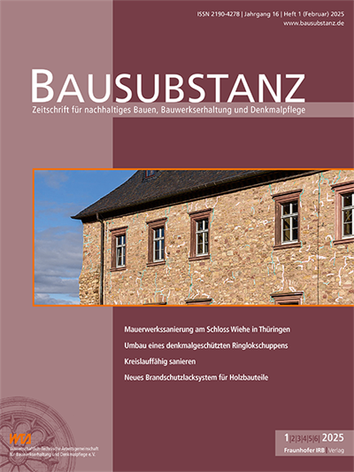 Cover of Volume: Bausubstanz Volume 16 (2025), Edition 1