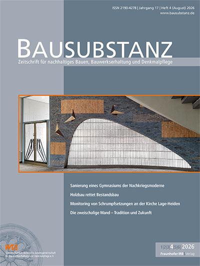 Cover der Ausgabe: Bausubstanz Jahrgang 17 (2026), Heft 4