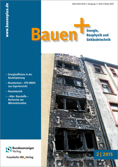 Cover der Ausgabe: Bauen+ Jahrgang 1 (2015), Heft 2
