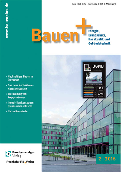 Cover of Volume: Bauen+ Volume 2 (2016), Edition 2